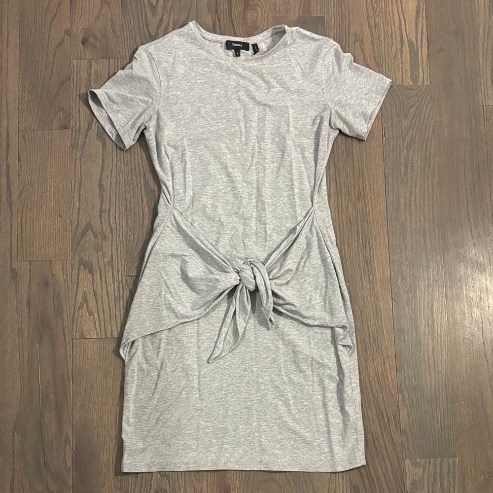 Theory Dakui Melange Heather Gray Dress, Size Small, Excellent Condition!